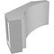 Ekena Millwork 4-in. W x 8-in. D x 8-in. H Imperial Architectural Grade PVC Knee Brace BRCP04X08X08IMP - alternate 2